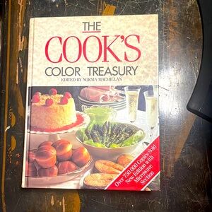 1982 The Cook’s Color Treasury vintage hardcover cookbook 760+ pages of recipes